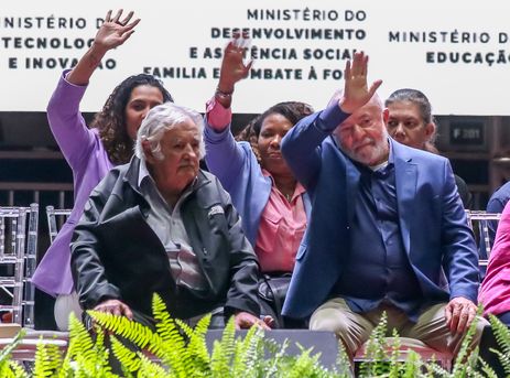 Brasília (DF), 13/07/2023, O presidente Luiz Inácio Lula da Silva participa do 59º Congresso da União Nacional dos Estudantes (UNE). O encontro teve a presença do ex-presidente do Uruguai Pepe Mujica. Foto: Valter Campanato/Agência Brasil