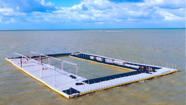 Paraíba World Beach Games tem corrida na água em piscina flutuante no mar neste final de semana na Paraíba