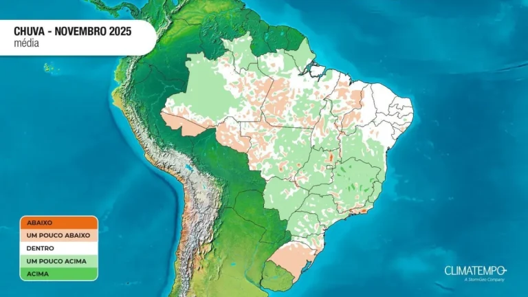 La Niña influencia no tempo e novembro deve ter muita chuva no Brasil