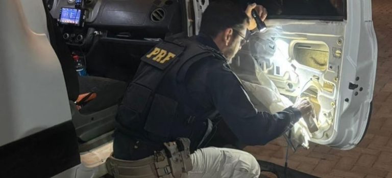 PRF apreende 4 kg de cocaína após fiscalização na BR-230, em São Mamede