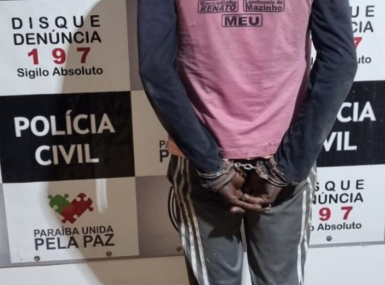 Homem é preso em flagrante por abusar sexualmente de primo de 10 anos, na PB