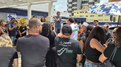 Servidores da Saúde protestam em João Pessoa por revisão do PCCR