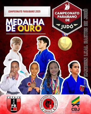 Judô Monteiro conquista 15 medalhas no campeonato paraibano-1ª ETAPA