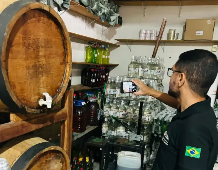 Fábrica clandestina de bebidas alcoólicas é interditada em Campina Grande
