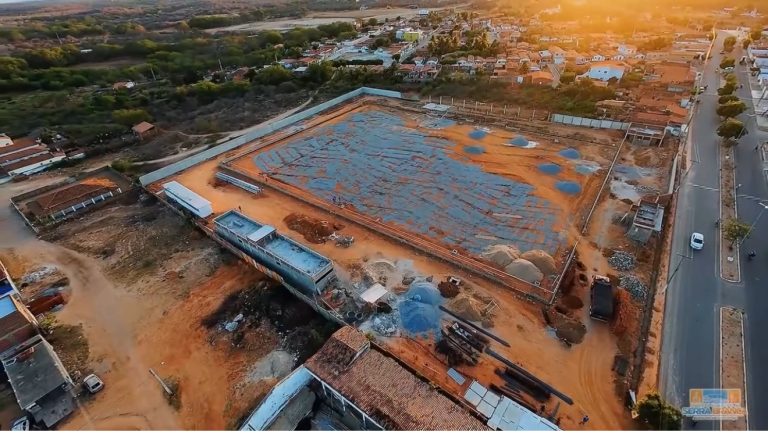 Prefeitura avança na construção do estádio municipal em parceria com o Governo da Paraíba
