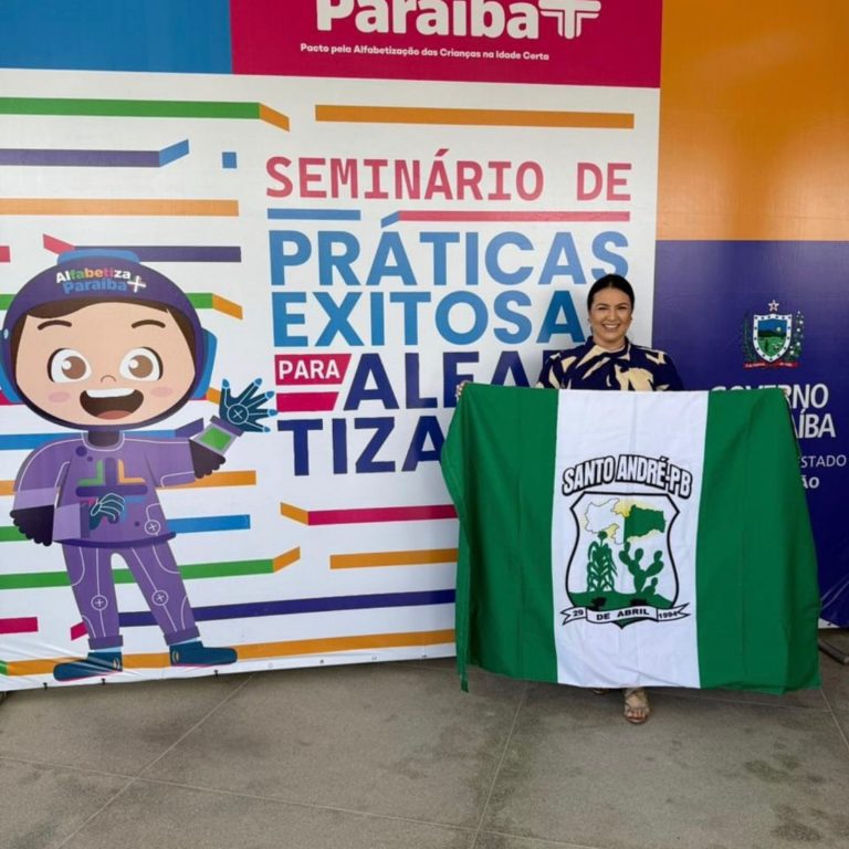 Santo André recebe selo ouro 2024 no Programa Alfabetiza Mais Paraíba