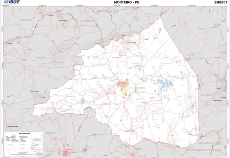 Censo diminuiu área territorial de Monteiro, mesmo assim município continua sendo o maior da Paraíba