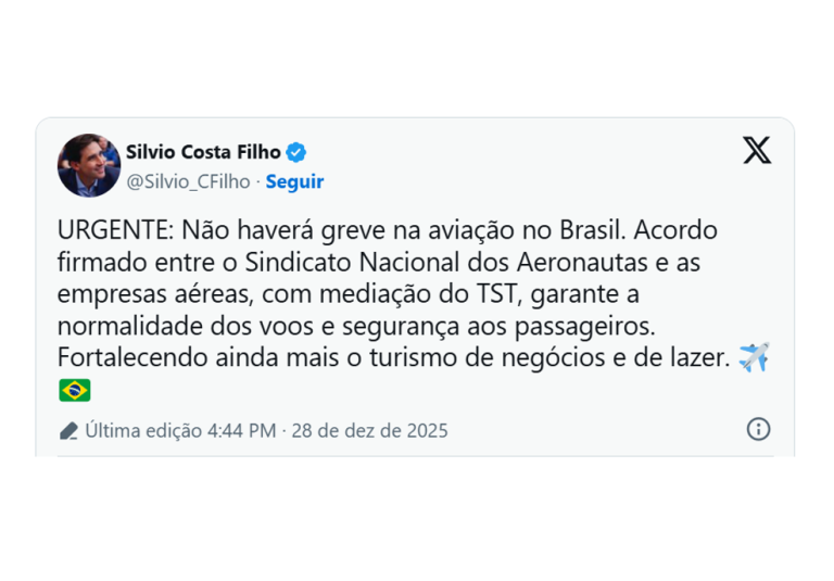 Pilotos e comissários aprovam acordo e não haverá greve na aviação brasileira