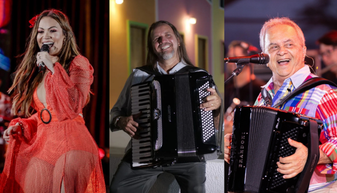 Solange, Dorgival e Flávio José vão se apresentar na Praia de Tambáu, em João Pessoa