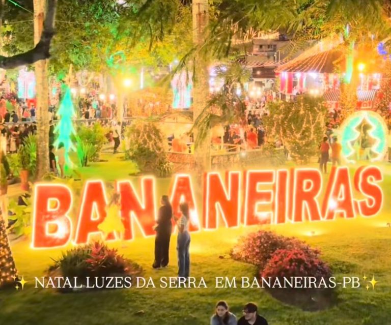 Vídeo: Bananeiras acende a magia do Natal com início oficial do ‘Natal Luzes da Serra’