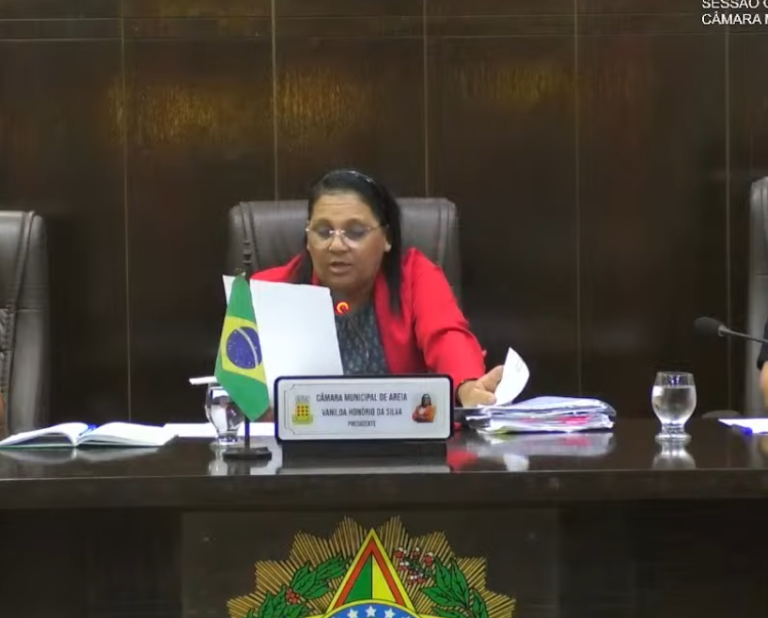 Presidente acusa vereador de falta de respeito e pede retirada do parlamentar da Câmara de Areia