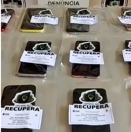 Celulares roubados na Paraíba são localizados no Ceará, Pernambuco e RN e devolvidos aos donos