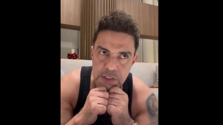 Zezé Di Camargo pede que SBT não coloque no ar o seu especial de Natal após presença de Lula em evento