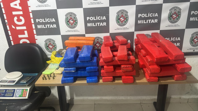 Operação da Polícia Militar apreende 61 tabletes de drogas em JP