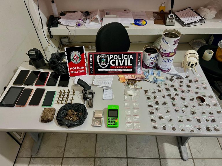 Operação integrada apreende armas e drogas no Litoral Norte da Paraíba