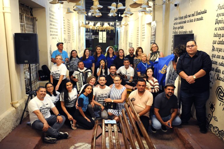 Primeira Caminhada Poética de 2026 recepciona presidente regional do Rotary Clube