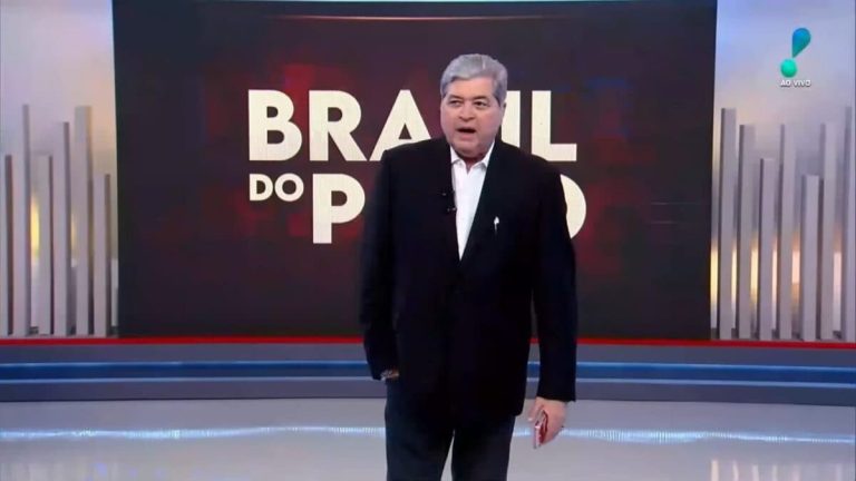 Datena deixa RedeTV! ao vivo e anuncia programa de entrevistas na TV Brasil