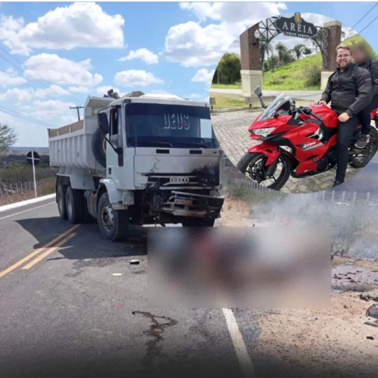 Grave acidente na PB-167 deixa motociclista morto na entrada de Cubati