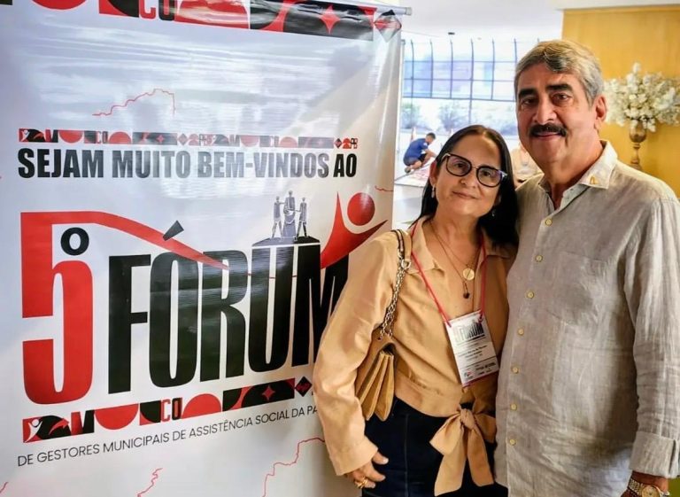 Prefeito de Juripiranga e secretária de Assistência Social participam do V Fórum de Gestores Municipais da Paraíba