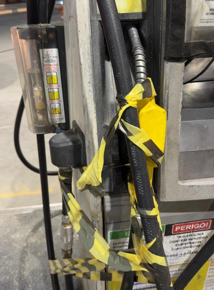 Procon-JP interdita bombas de gasolina em dois postos na Zona Sul da Capital