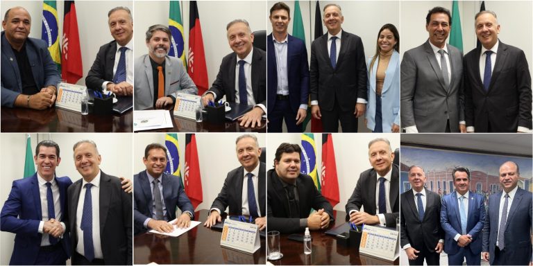 Aguinaldo Ribeiro discute investimentos e parcerias com prefeitos paraibanos e lideranças políticas