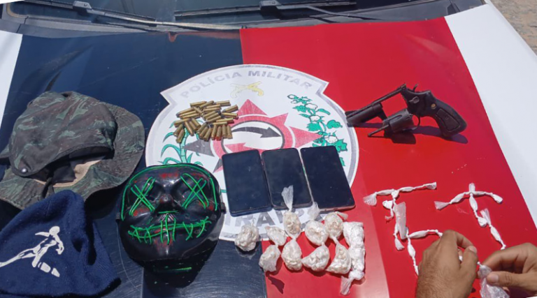 Polícia Militar prende dois homens por tráfico de drogas e cumpre mandado de prisão em Boa Ventura