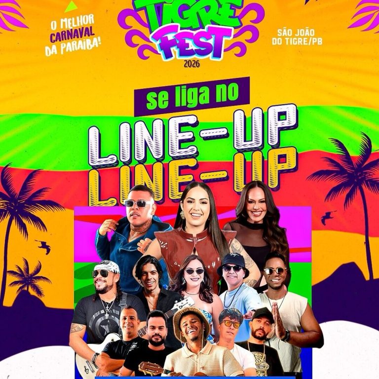 Tigre Fest 2026 divulga programação completa com horários definidos