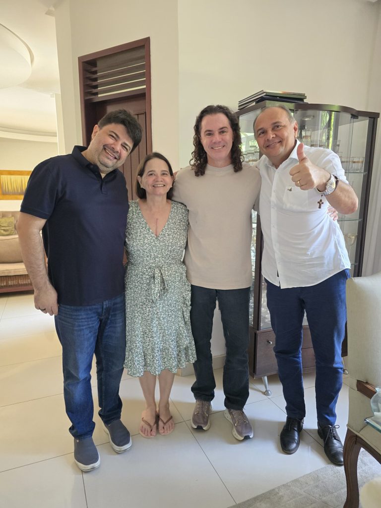 Manoel e Ivonete Ludgério selam apoio a reeleição de Veneziano ao Senado