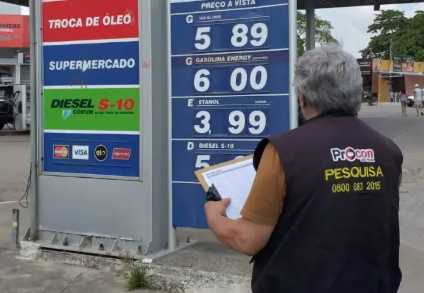 Operação conjunta investiga aumentos de combustíveis e fiscaliza postos na Paraíba